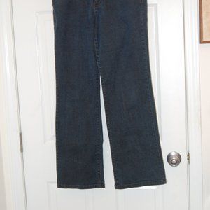 Liz Clairborne Women's Blue Denim Jeans Size 8 Petite Boot Cut